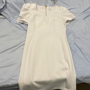 Calvin Klein 20-21 US size 14 dress in light cream